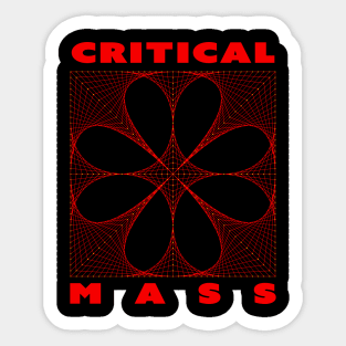 Critical Mass Sticker